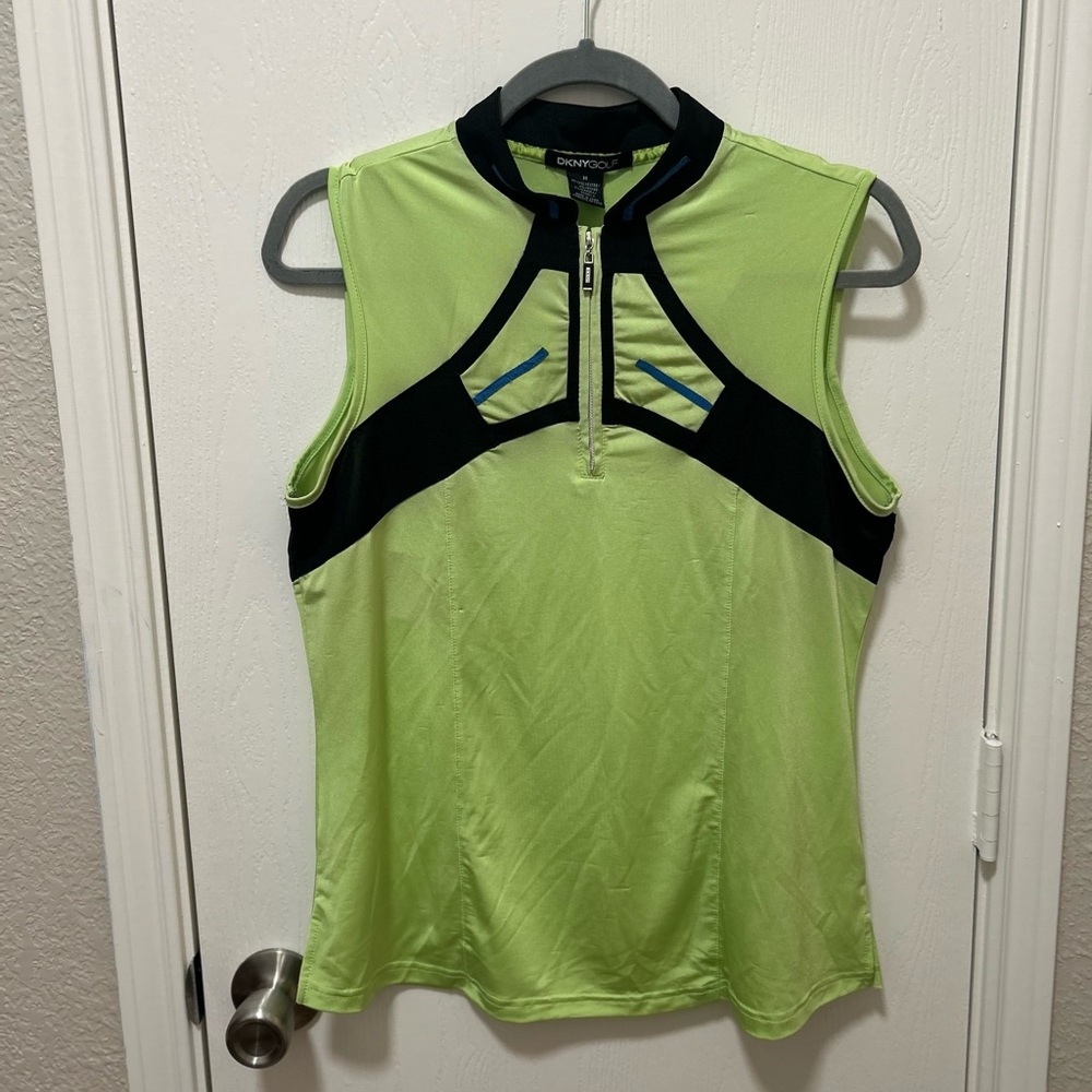 DKNY Golf Green shirt tank top woman’s size medium